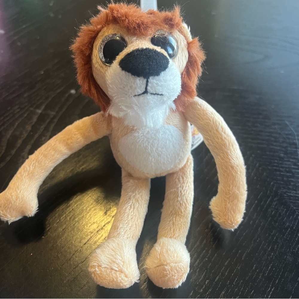 Surprizamals Mini Plush Lion Stuffed Animal - Soft Beige and Brown Kids Toy